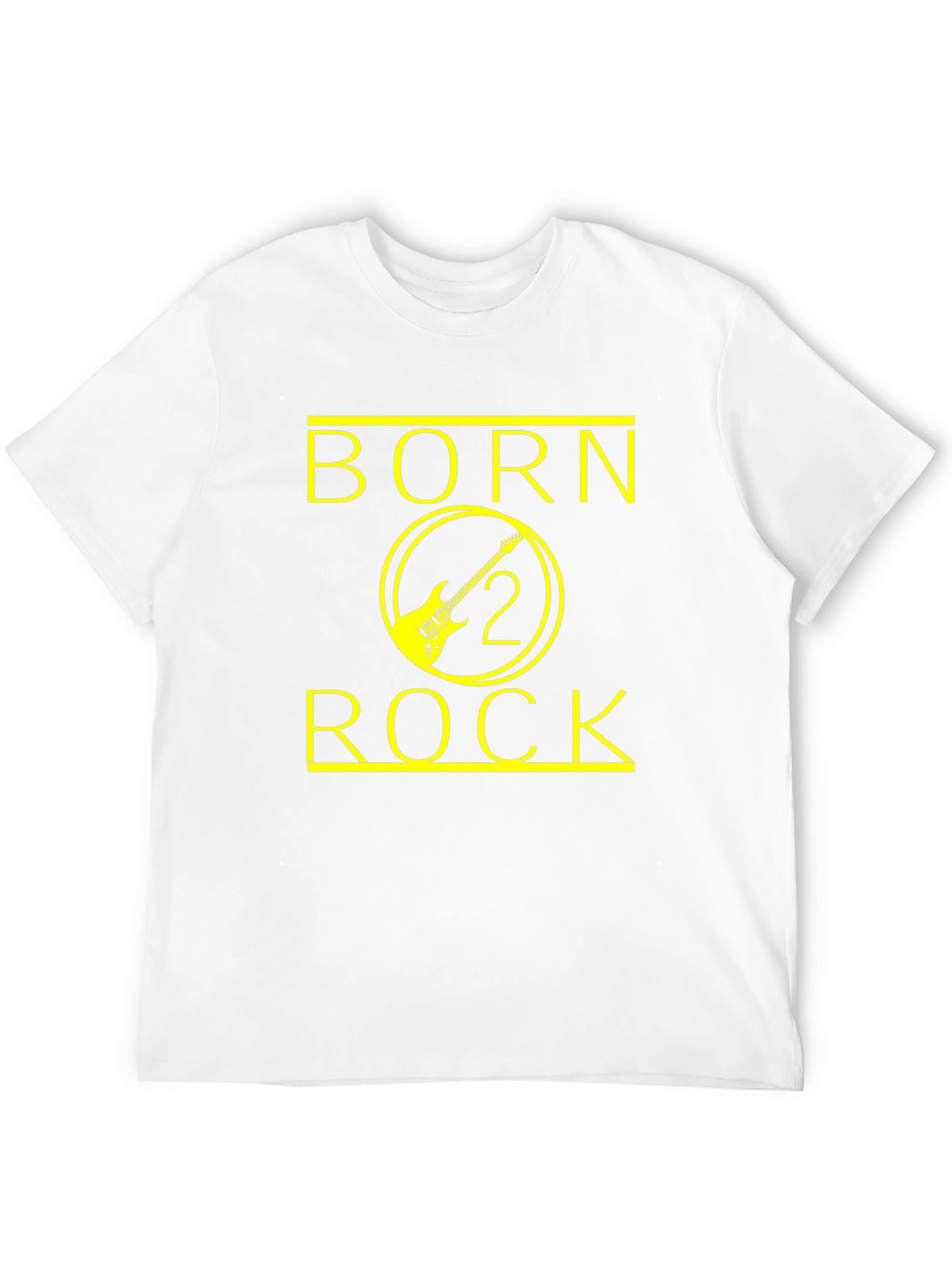Born 2 Rock Black Graphic Tee
