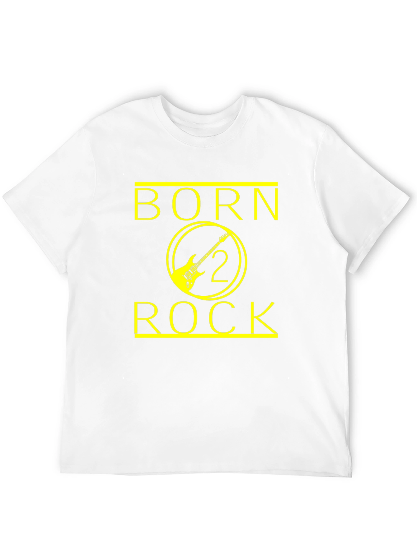 Born 2 Rock Black Graphic Tee