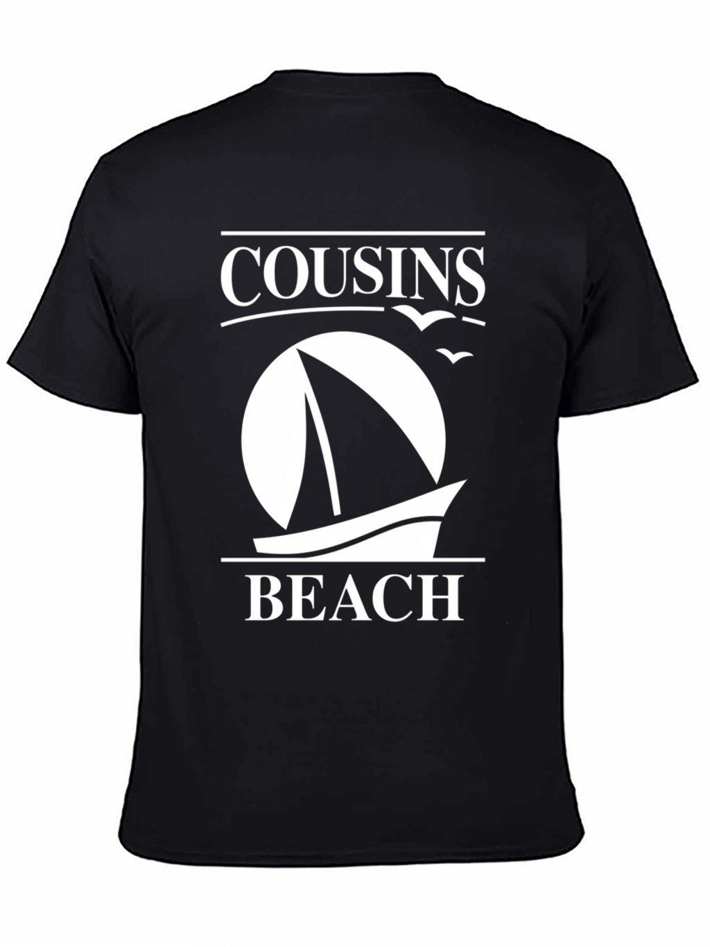 Cousins Beach Sailboat T-Shirt