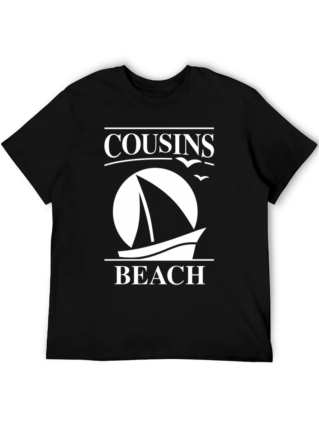 Cousins Beach Sailboat T-Shirt