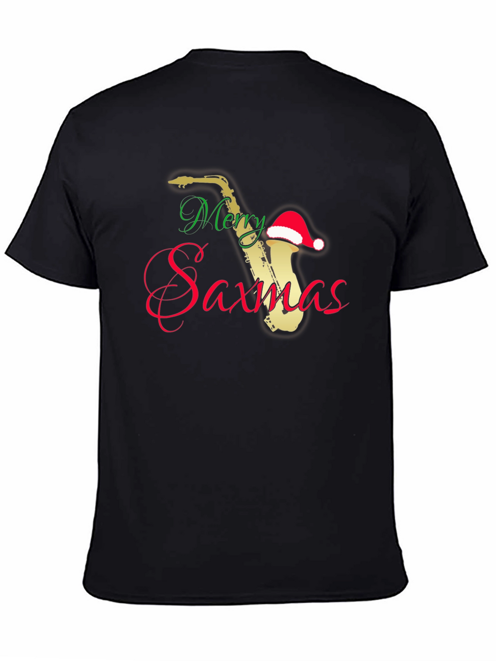 Merry Saxmas T-Shirt - Holiday Saxophone Music Tee