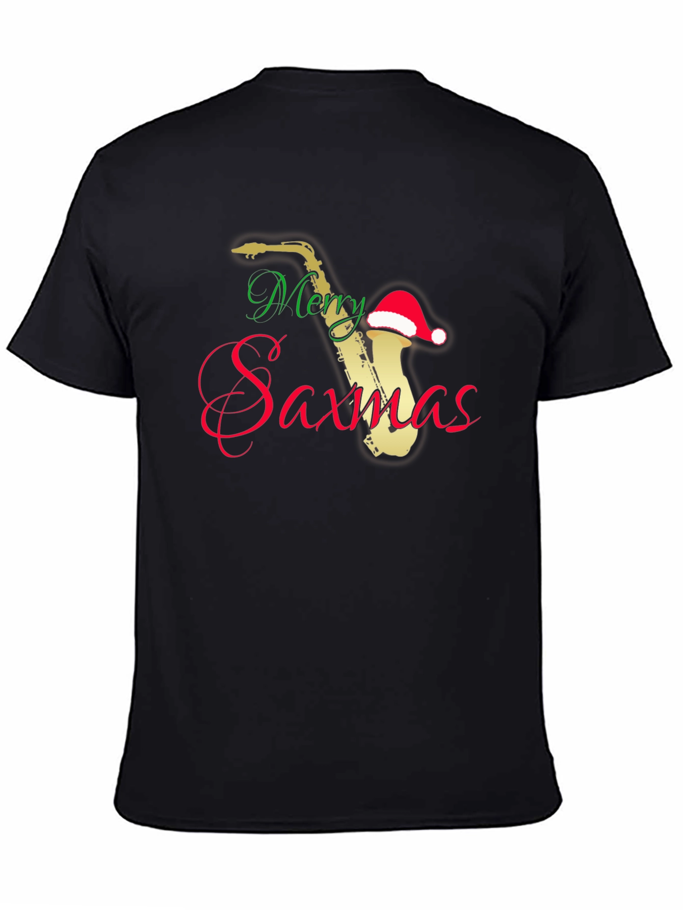 Merry Saxmas T-Shirt - Holiday Saxophone Music Tee