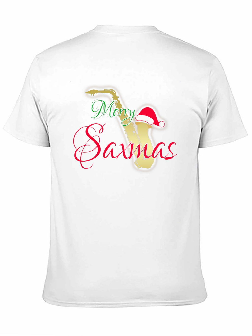 Merry Saxmas T-Shirt - Holiday Saxophone Music Tee