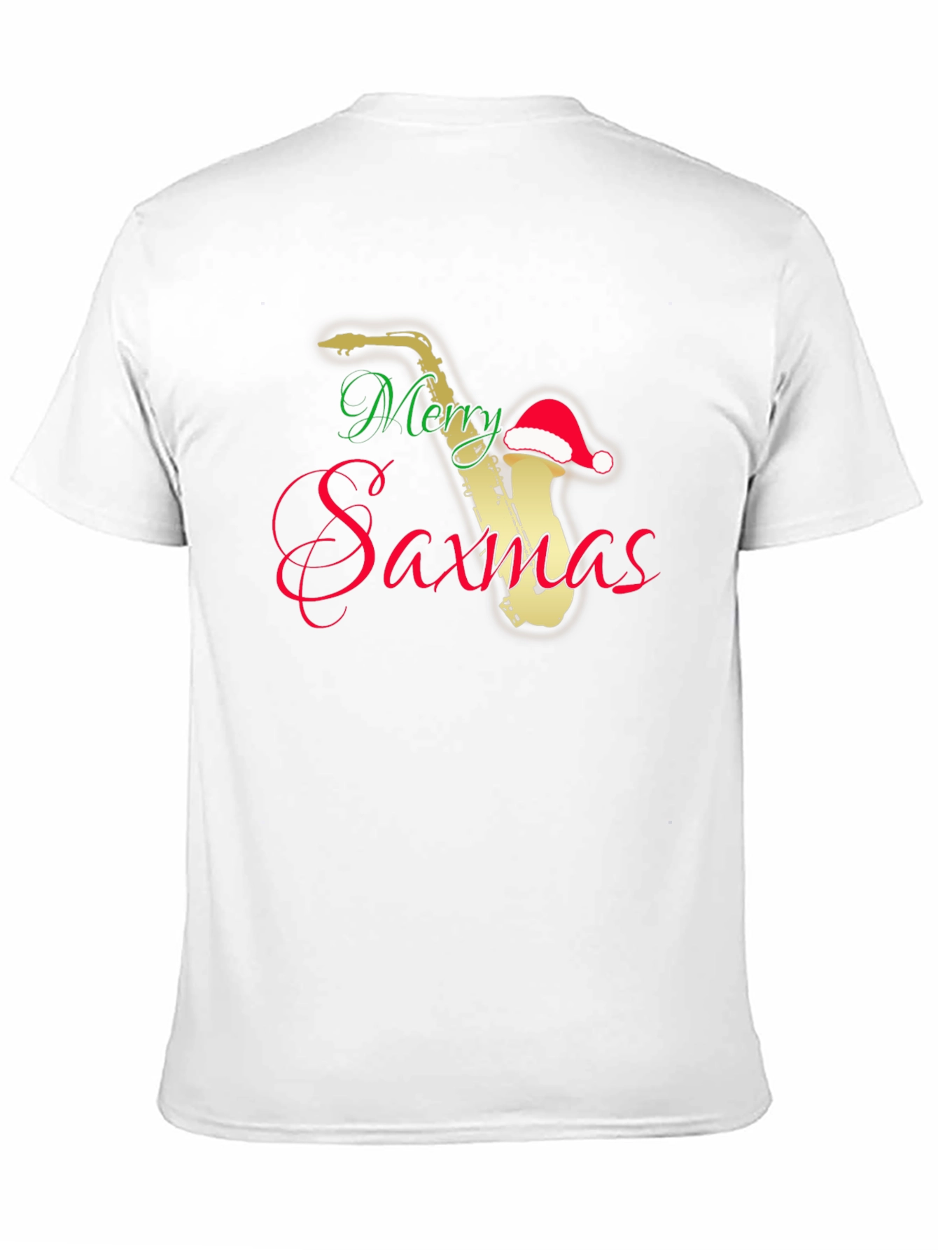 Merry Saxmas T-Shirt - Holiday Saxophone Music Tee