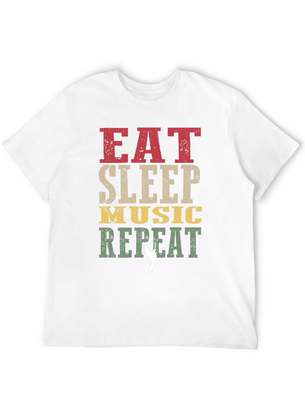 Eat Sleep Music Repeat Graphic Tee
