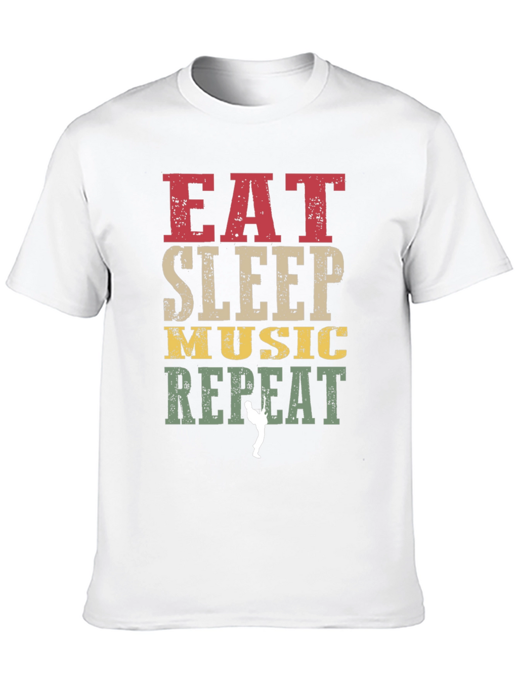 Eat Sleep Music Repeat Graphic Tee