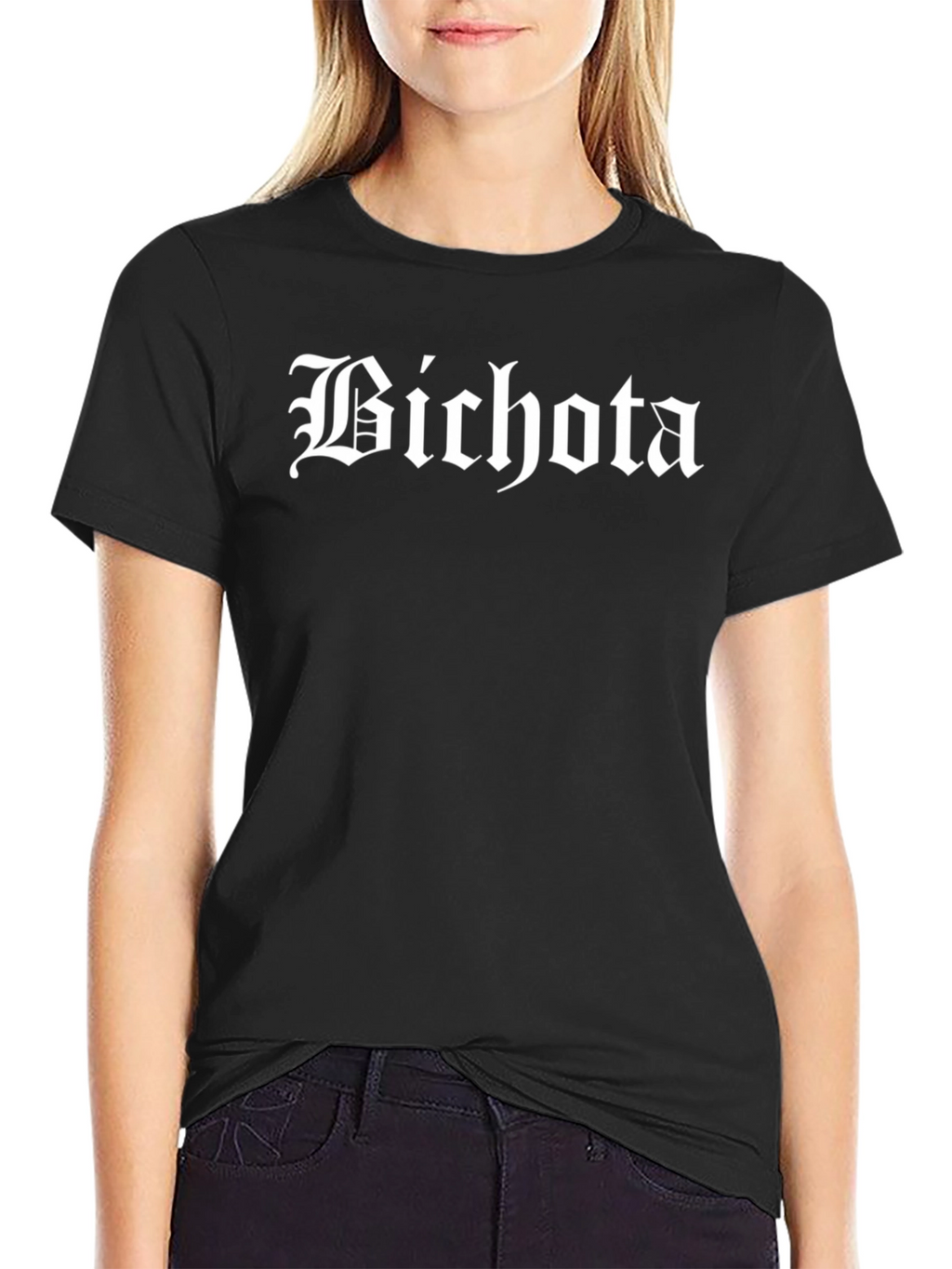 Bichota Graphic Tee - Trendy Crewneck T-Shirt