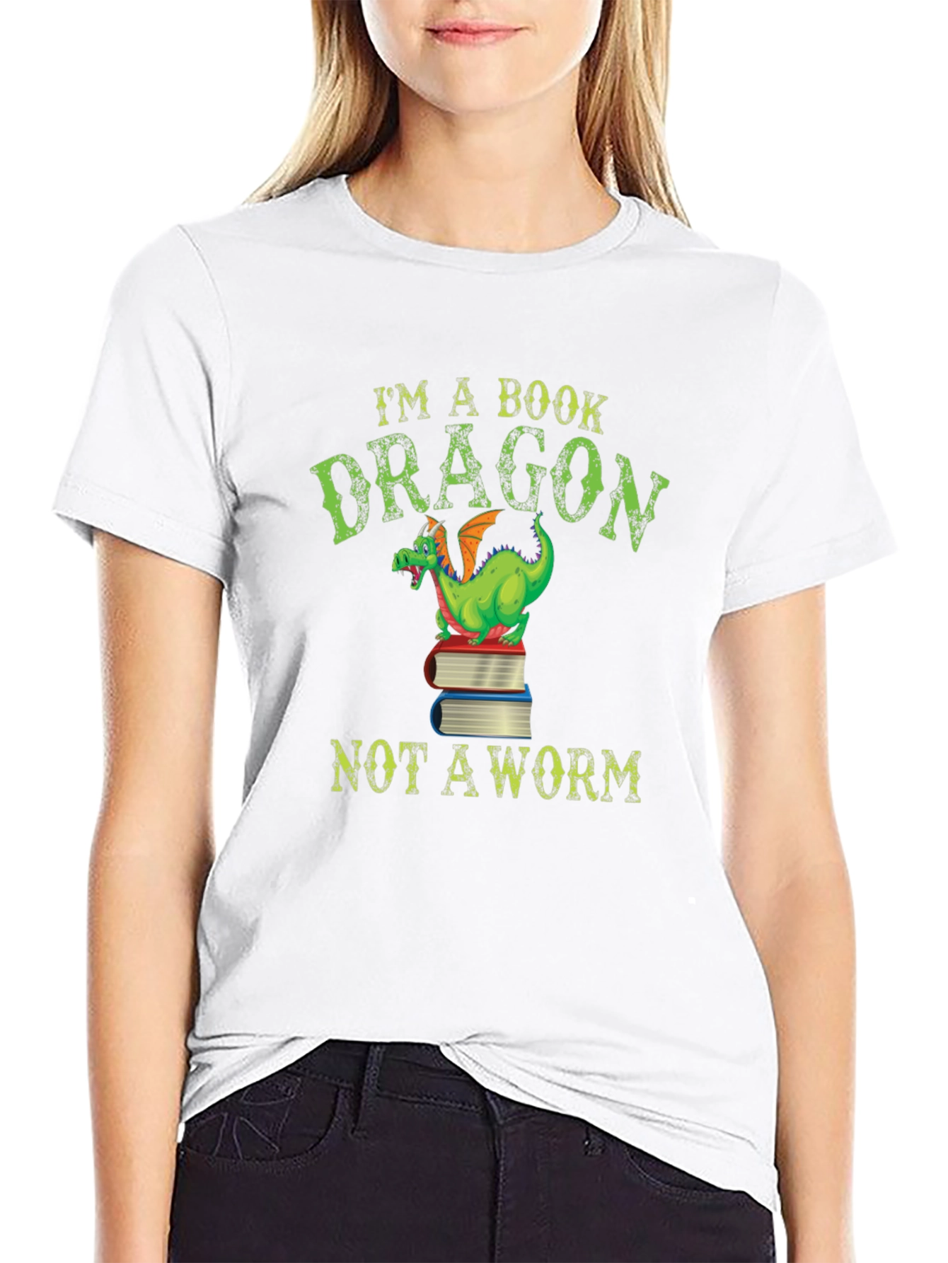 Im a Book Dragon T-Shirt Book Lover Tee