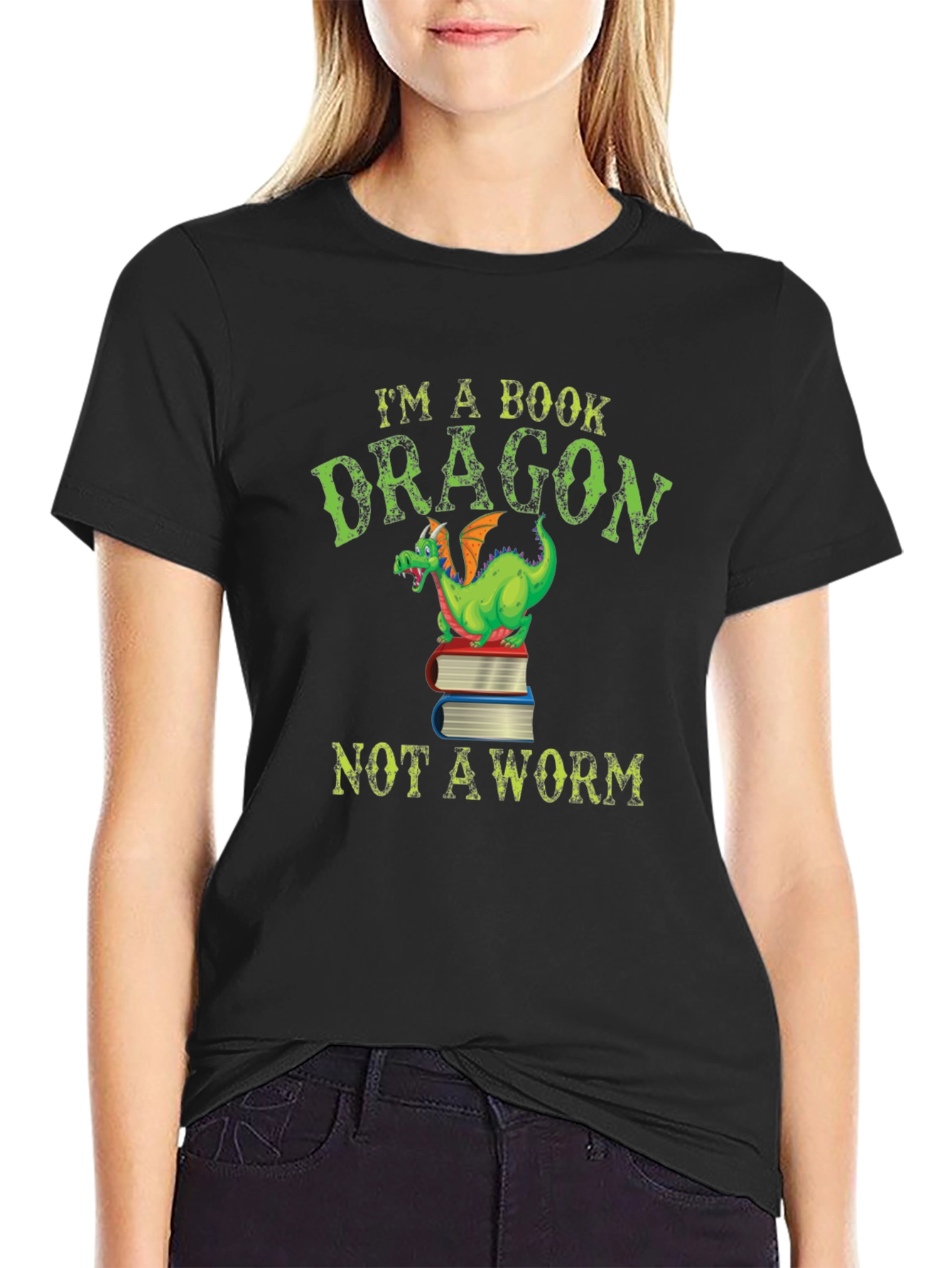 Im a Book Dragon T-Shirt Book Lover Tee