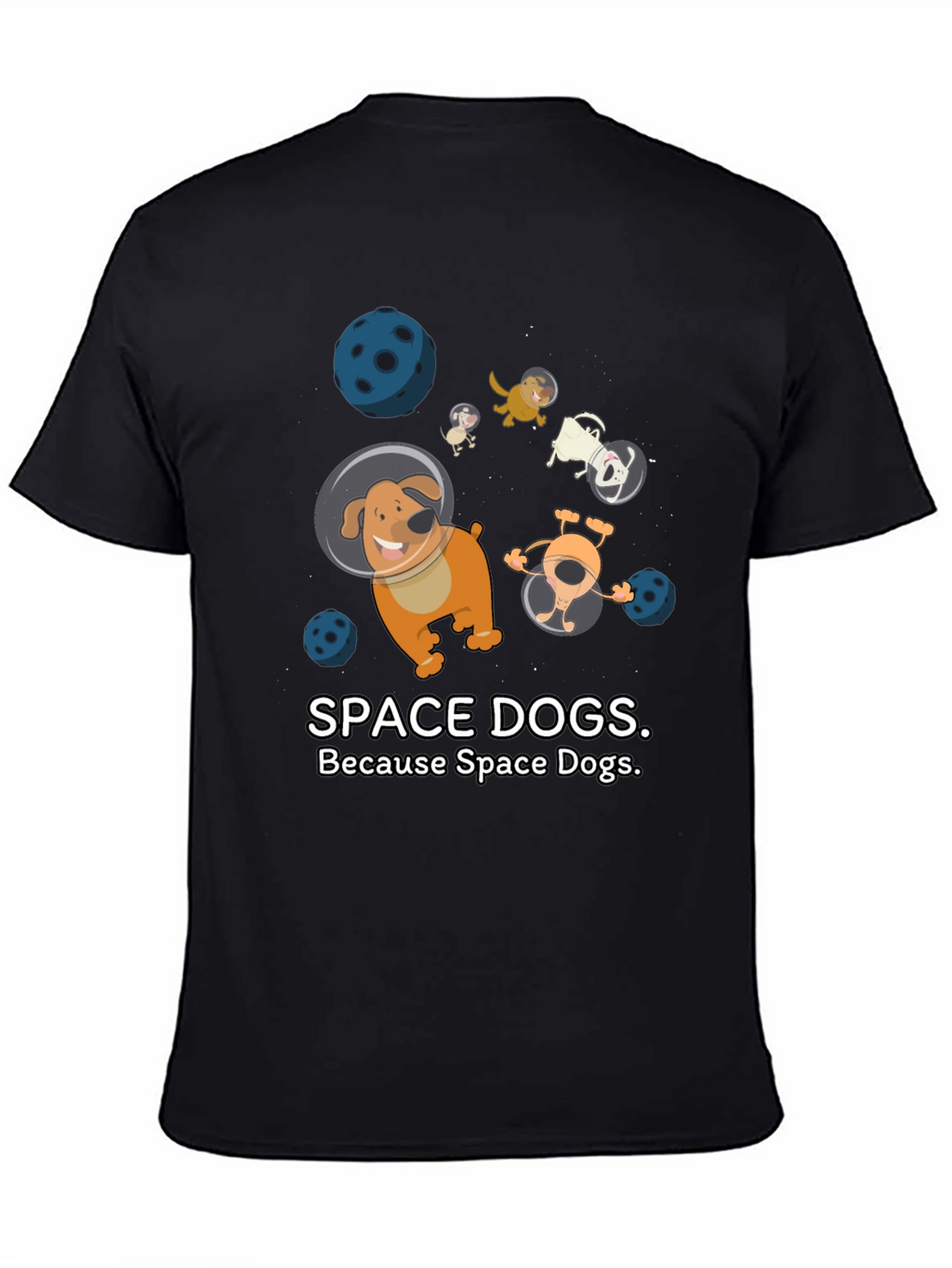 Space Dogs T-Shirt - Unique Graphic Tee