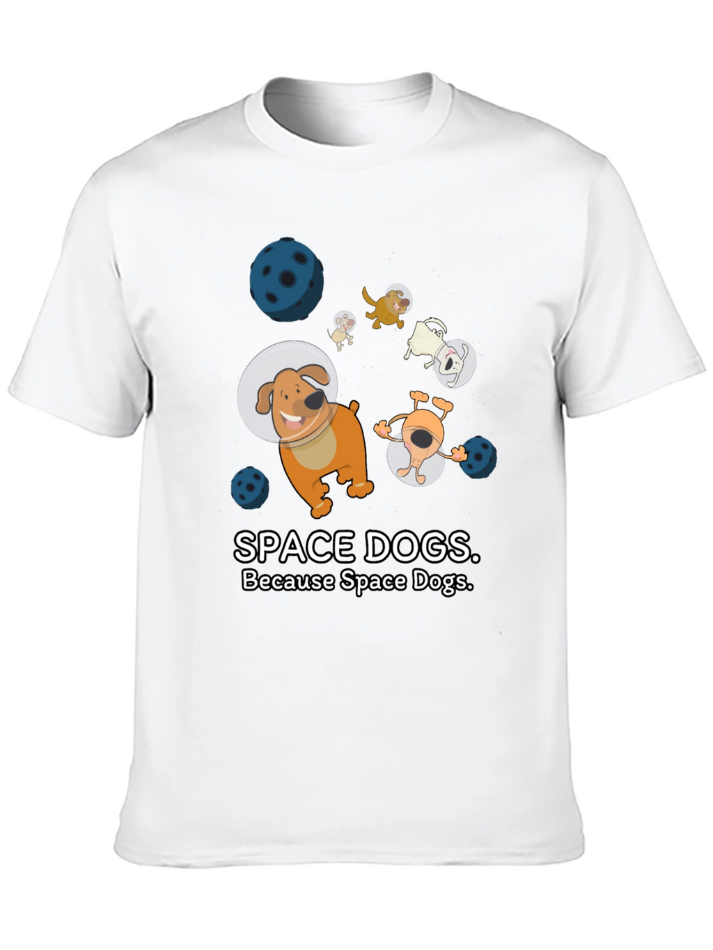 Space Dogs T-Shirt - Unique Graphic Tee