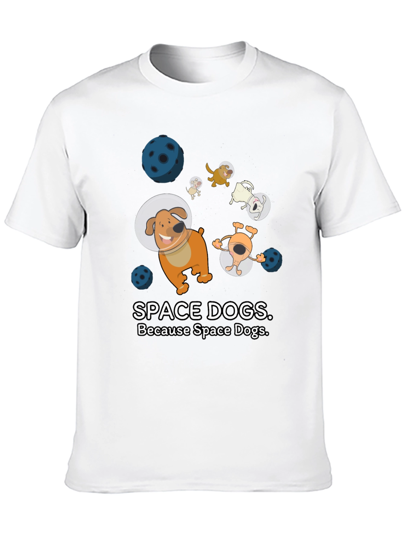 Space Dogs T-Shirt - Unique Graphic Tee