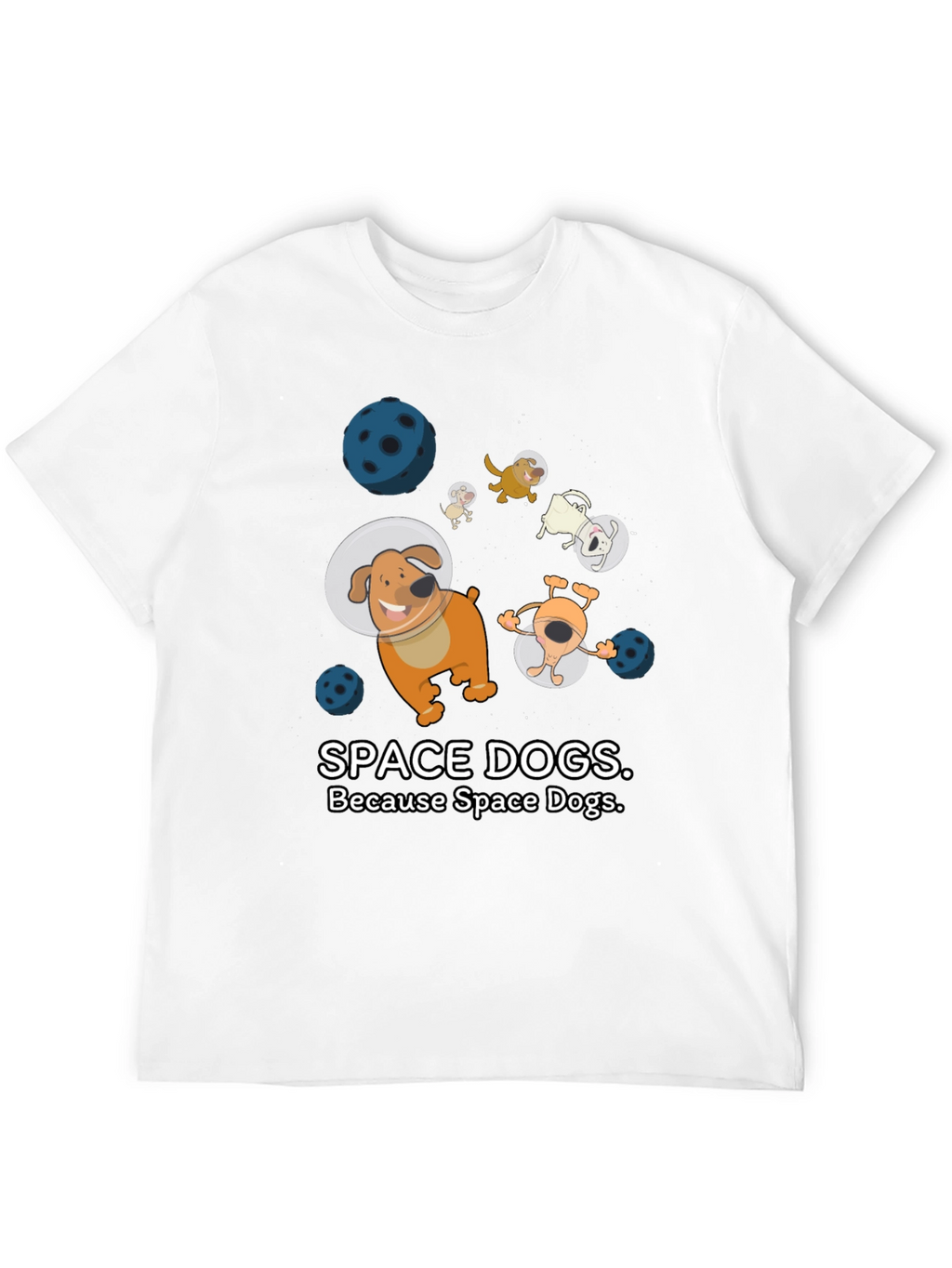 Space Dogs T-Shirt - Unique Graphic Tee