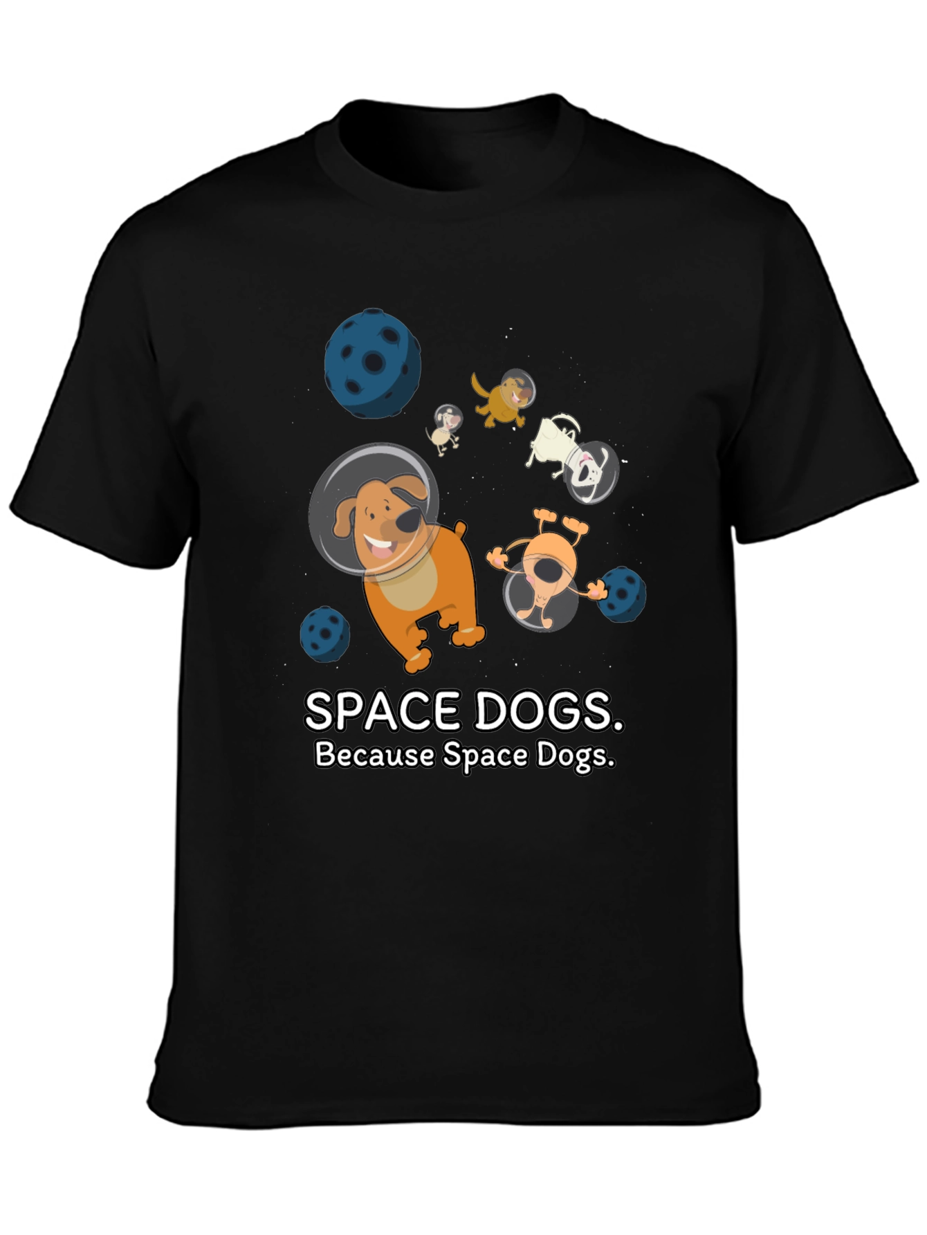 Space Dogs T-Shirt - Unique Graphic Tee