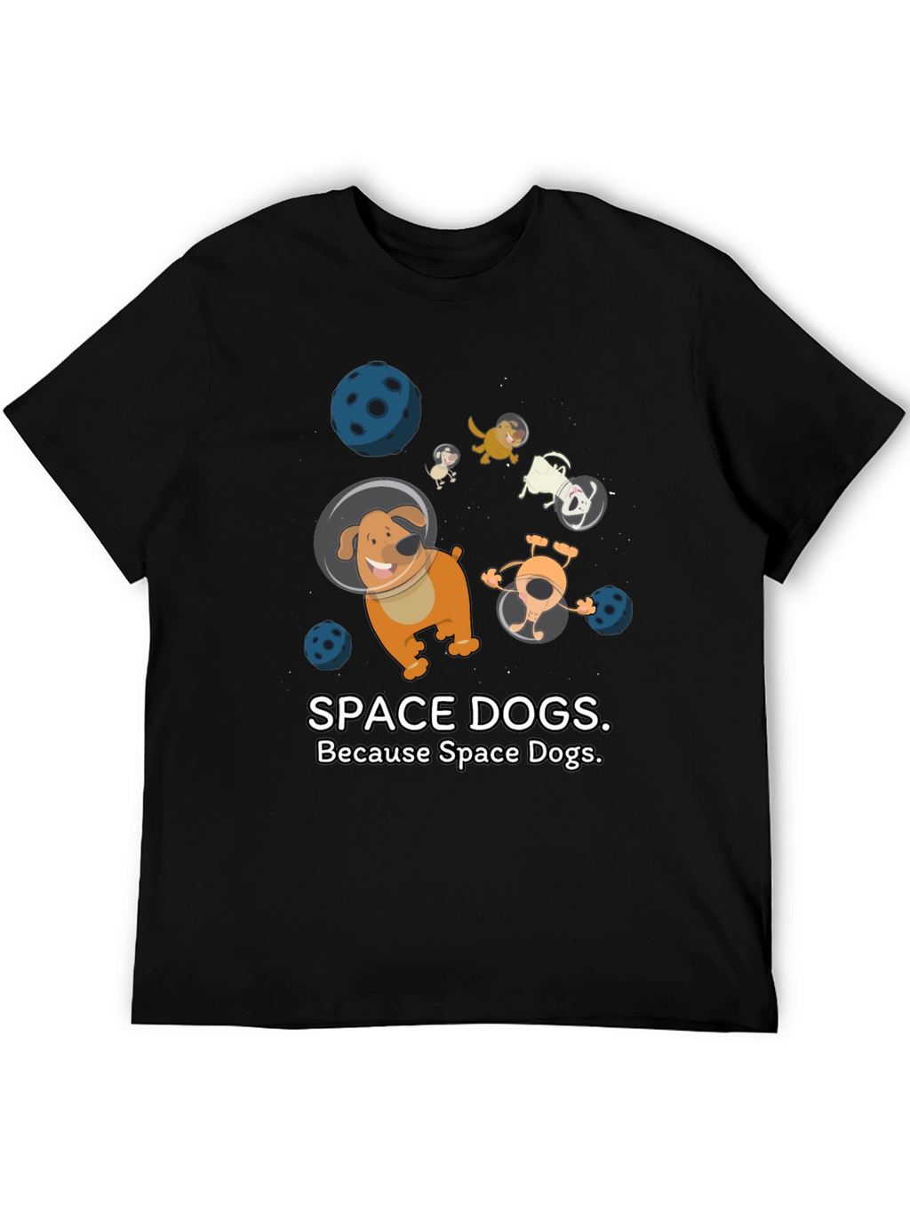 Space Dogs T-Shirt - Unique Graphic Tee