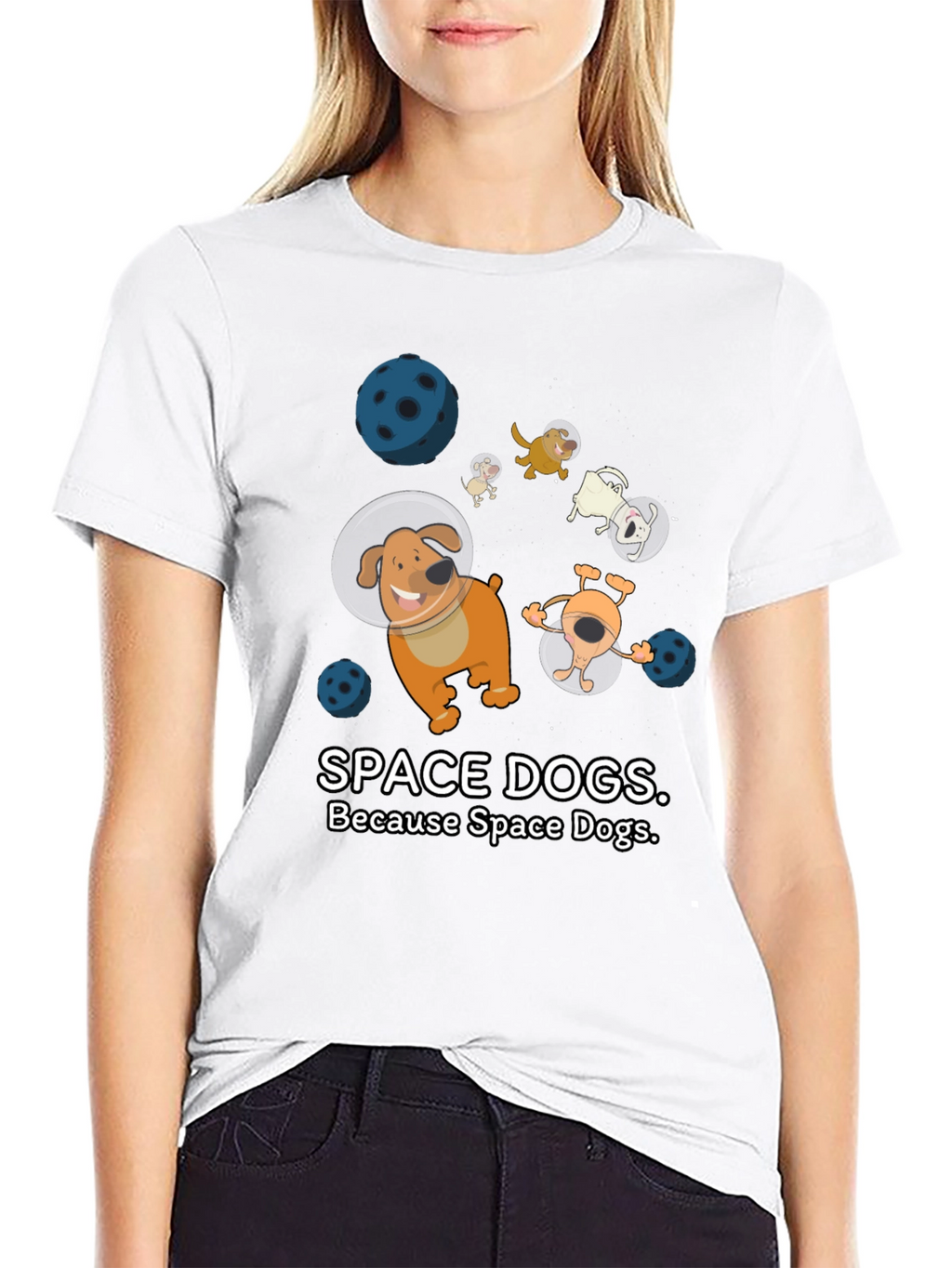 Space Dogs T-Shirt - Unique Graphic Tee