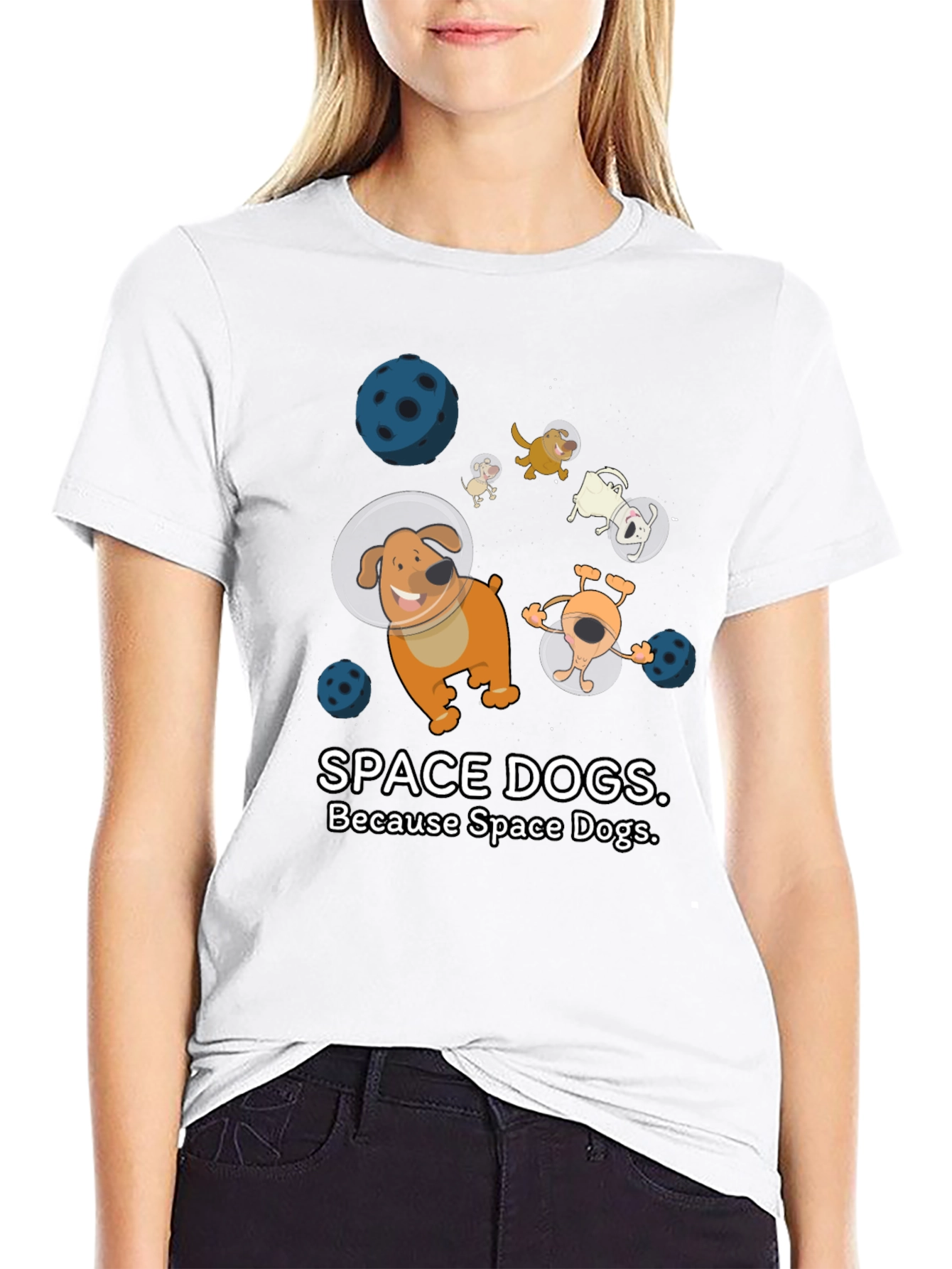 Space Dogs T-Shirt - Unique Graphic Tee