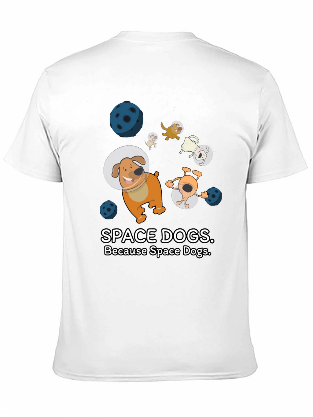 Space Dogs T-Shirt - Unique Graphic Tee