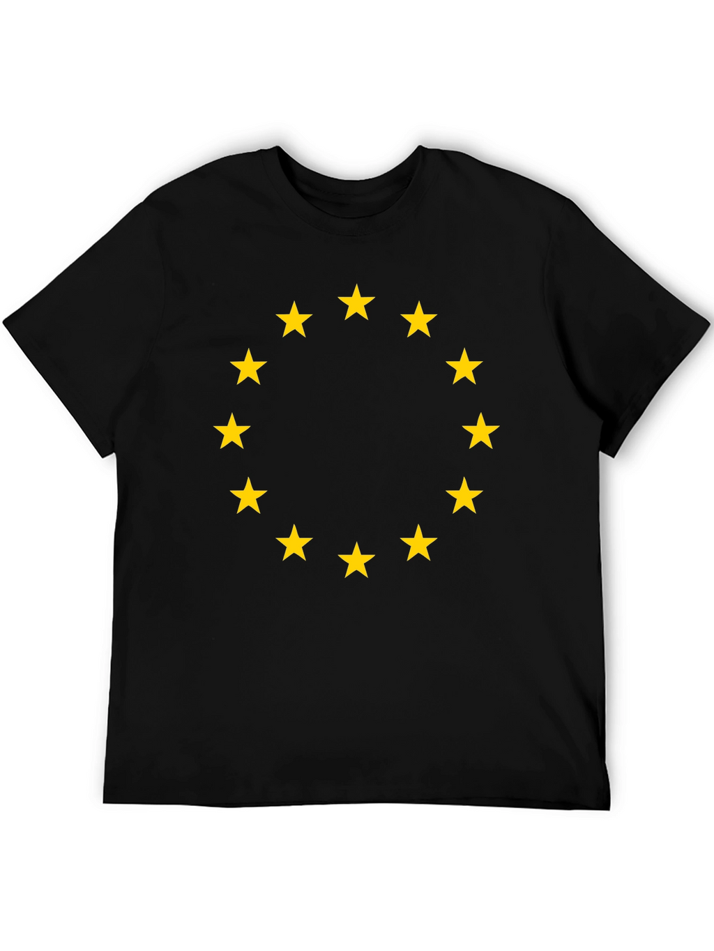 EU Stars Black T-Shirt