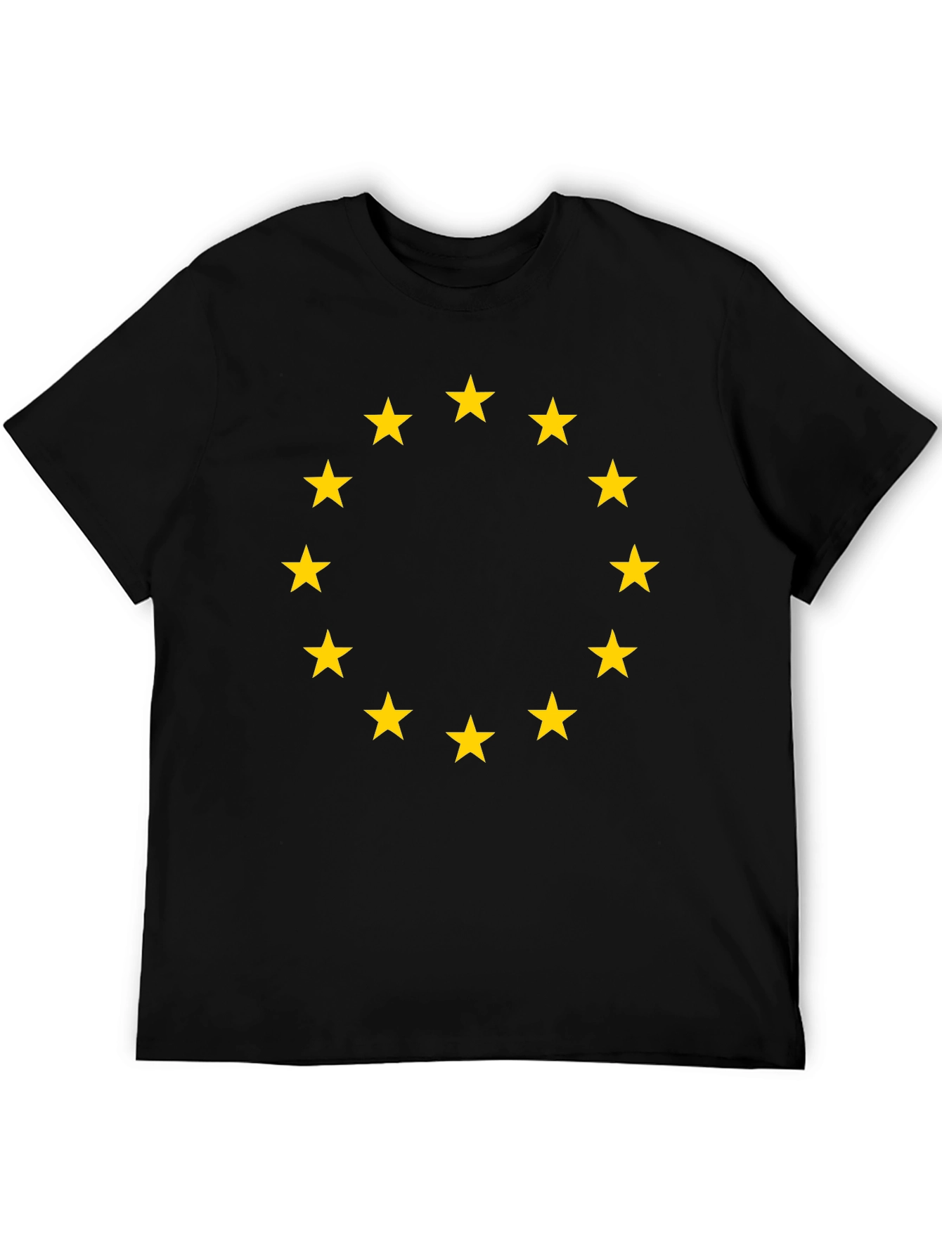 EU Stars Black T-Shirt