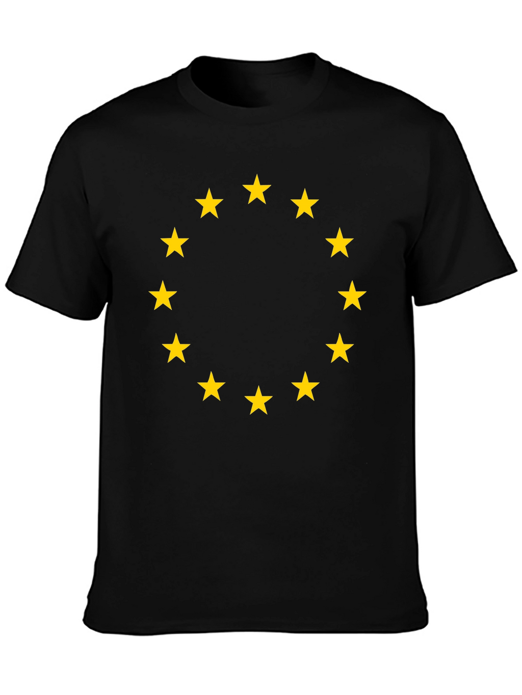 EU Stars Black T-Shirt