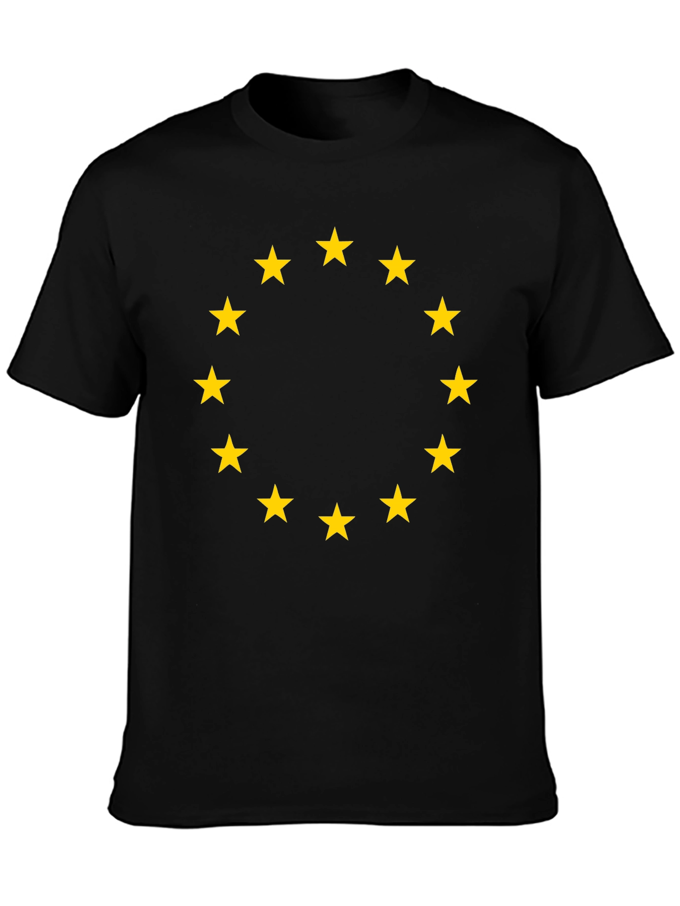 EU Stars Black T-Shirt