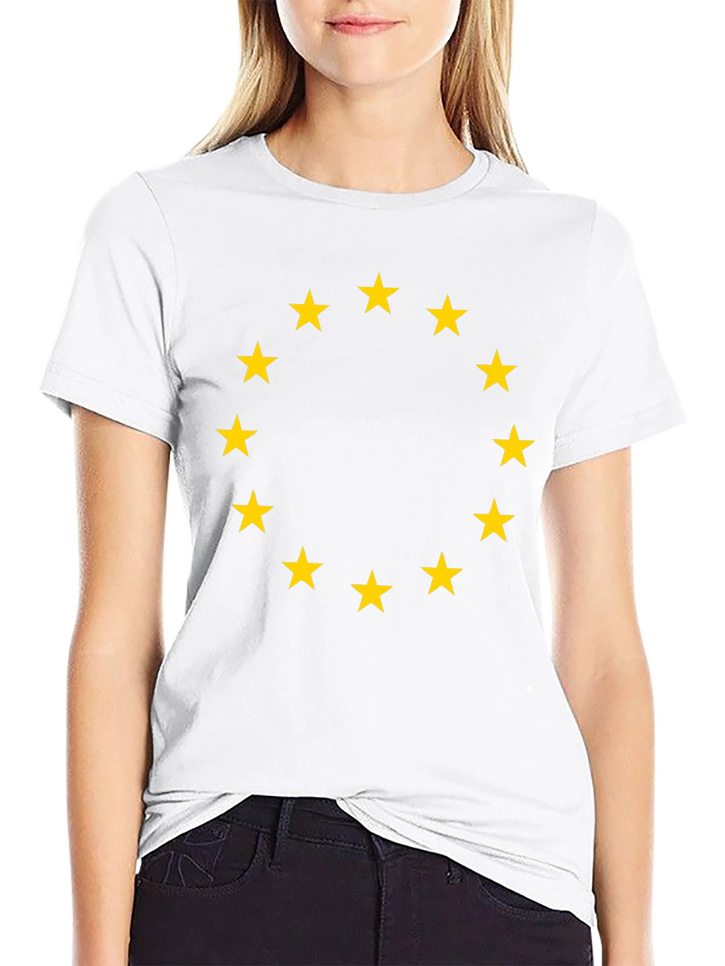 EU Stars Black T-Shirt