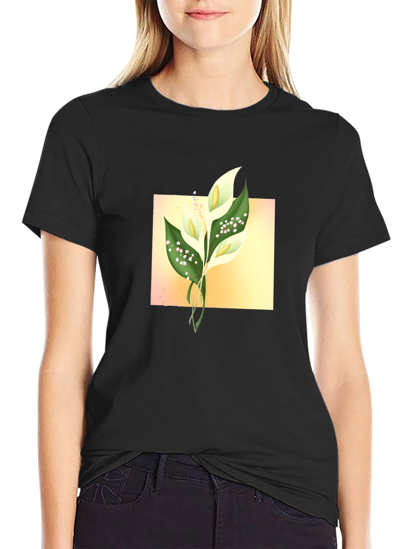 Lily Graphic T-Shirt - Stylish Casual Wear