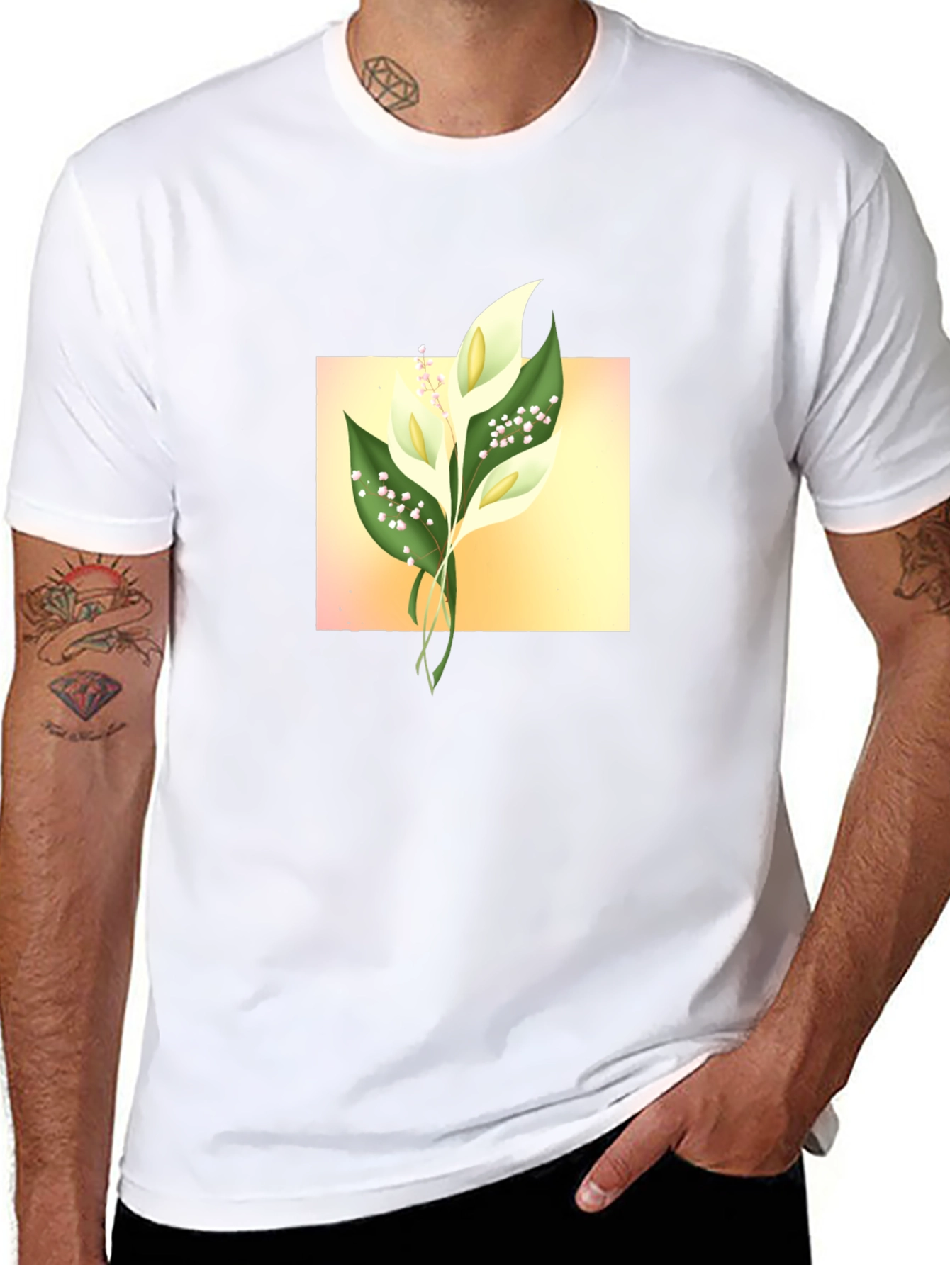 Lily Graphic T-Shirt - Stylish Casual Wear