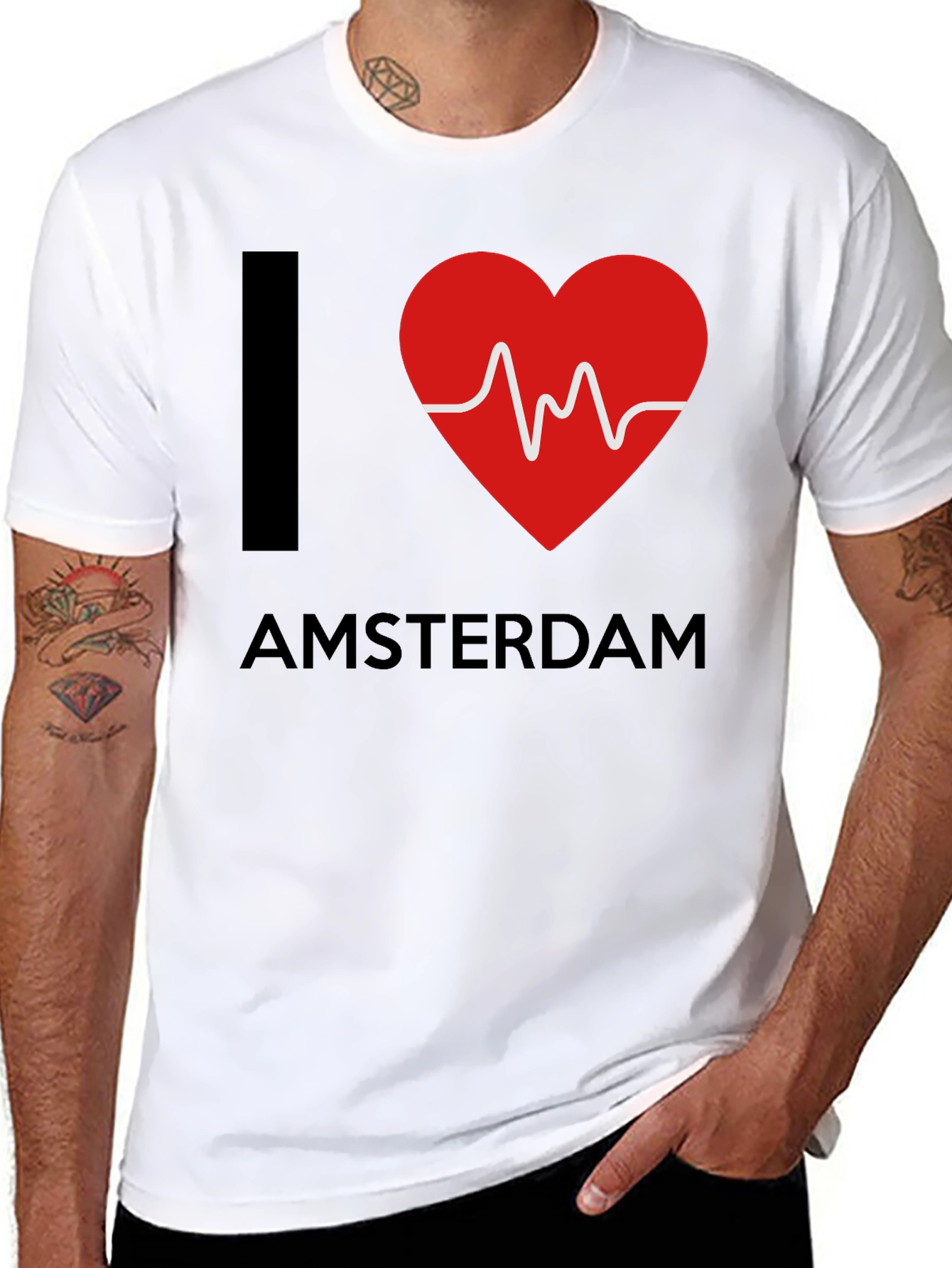 I Heart Amsterdam Graphic Tee