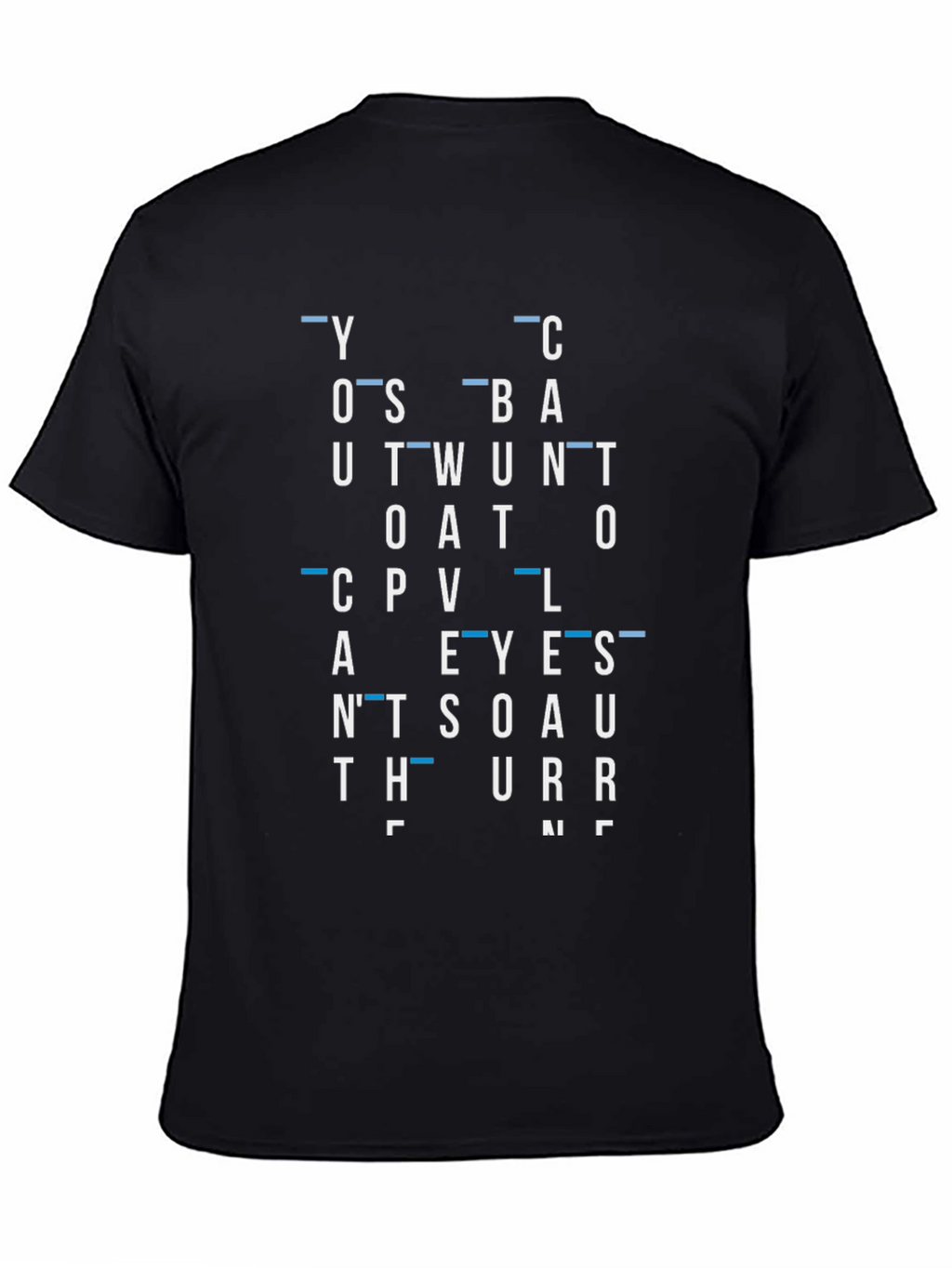 Abstract Word Typography Graphic Print T-Shirt
