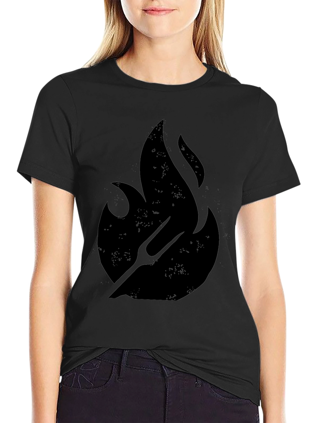 Flame & Fork Black T-Shirt