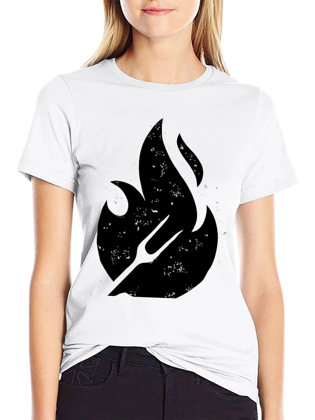 Flame & Fork Black T-Shirt