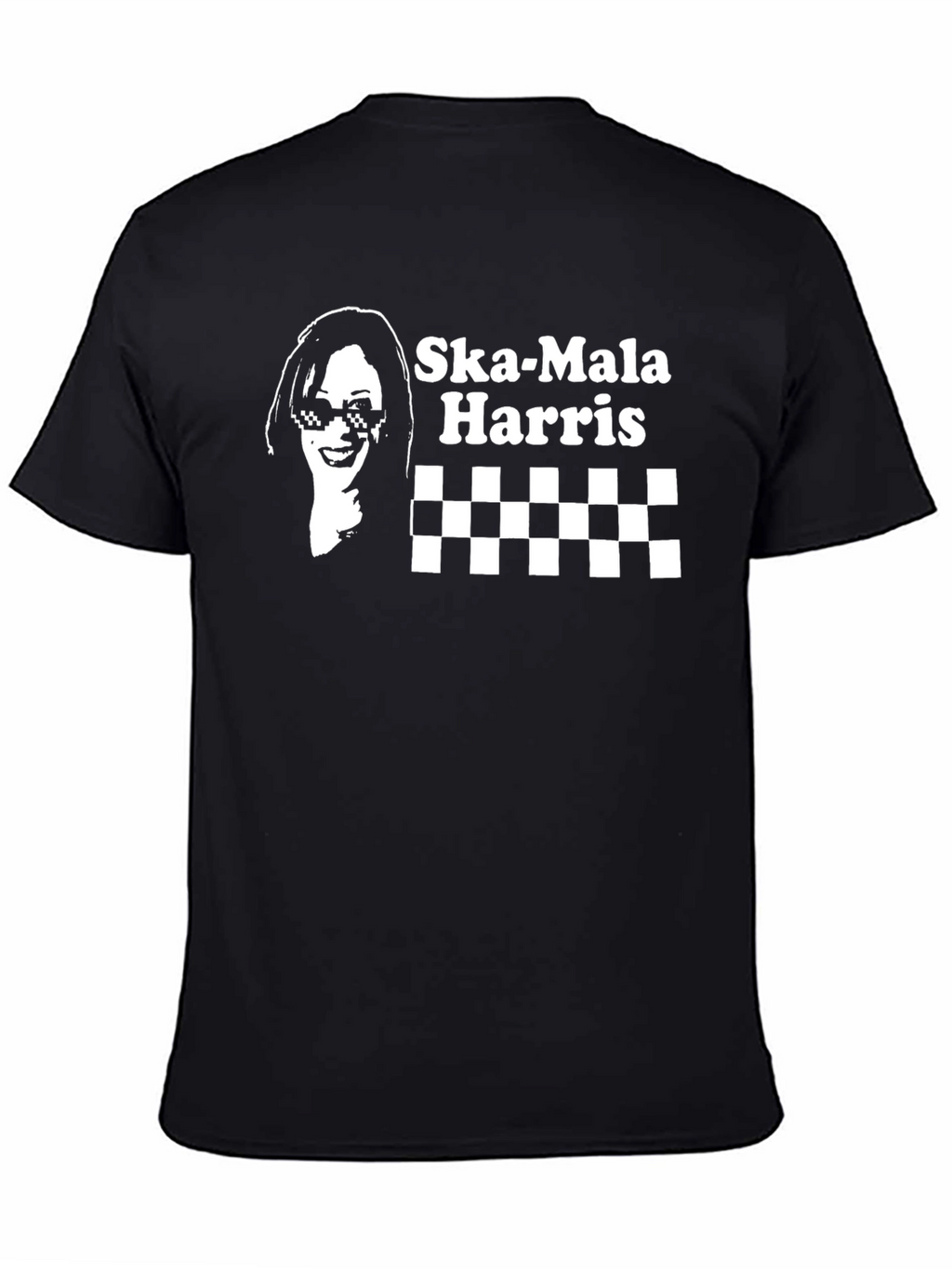 Ska-Mala Harris Graphic Tee - Black Cotton T-Shirt