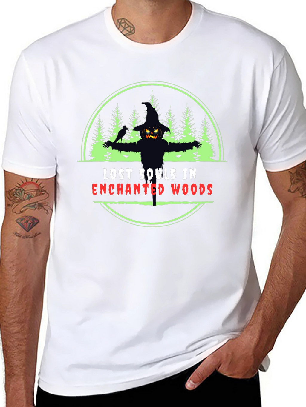 Lost Souls in Enchanted Woods Graphic T-Shirt