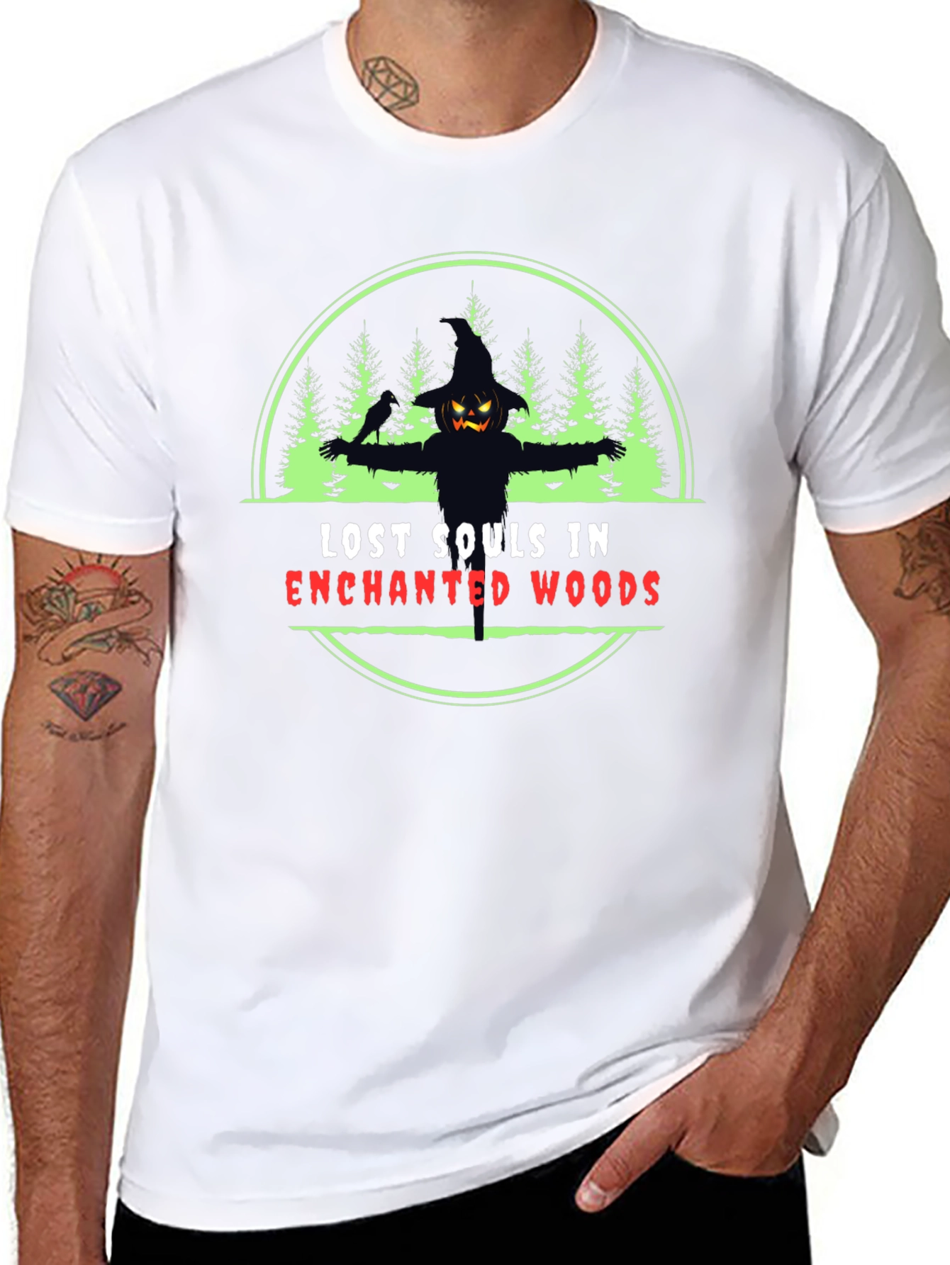 Lost Souls in Enchanted Woods Graphic T-Shirt