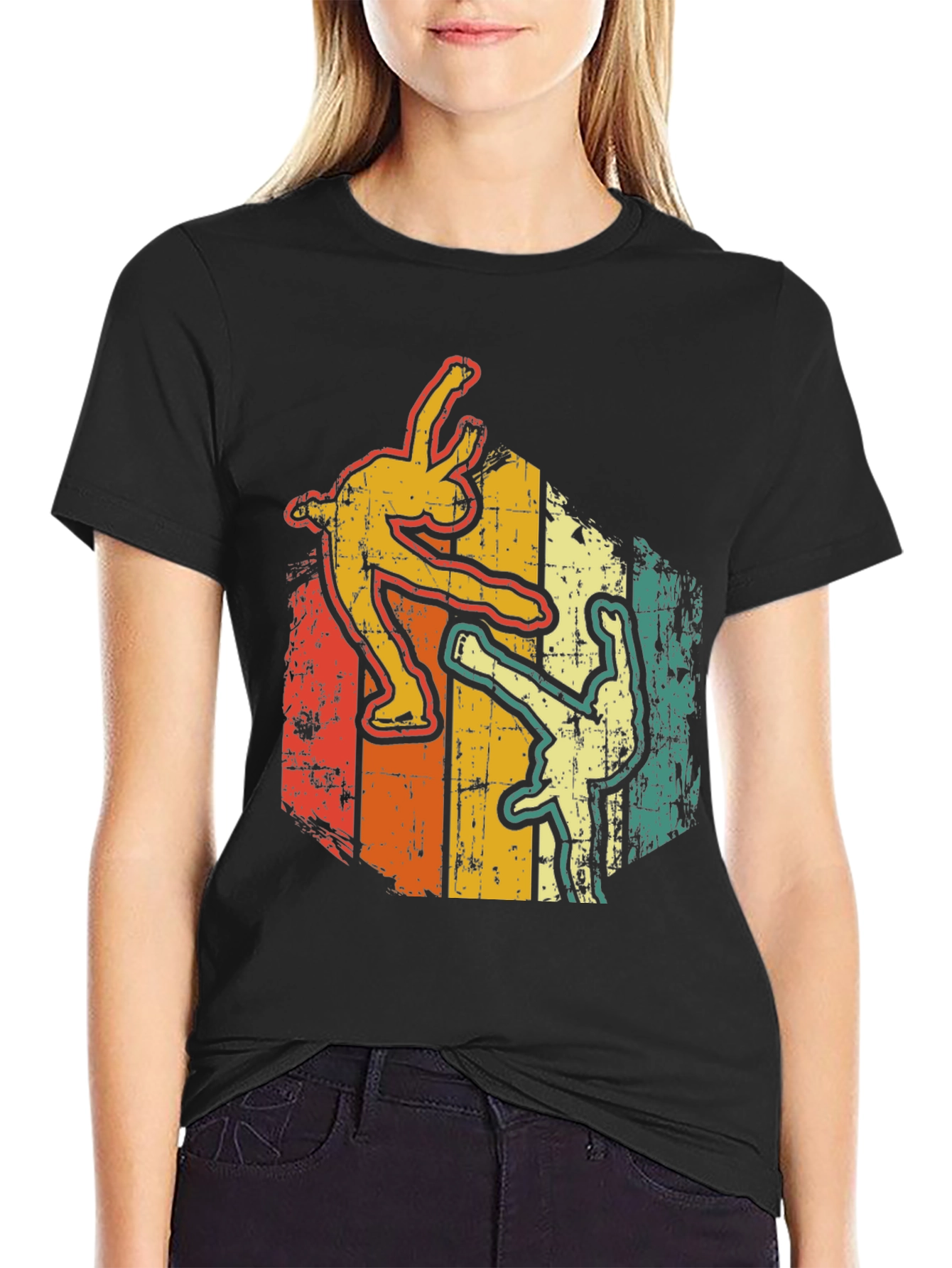 Vintage Wrestling T-Shirt - Retro Wrestler Design