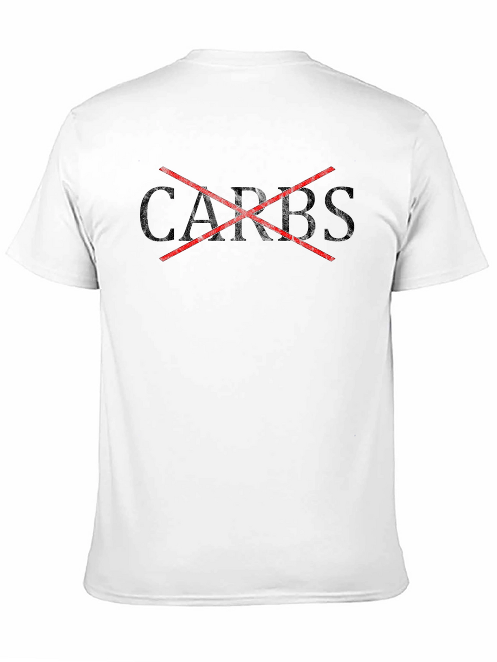 No Carbs Graphic Tee - Diet & Fitness Shirt