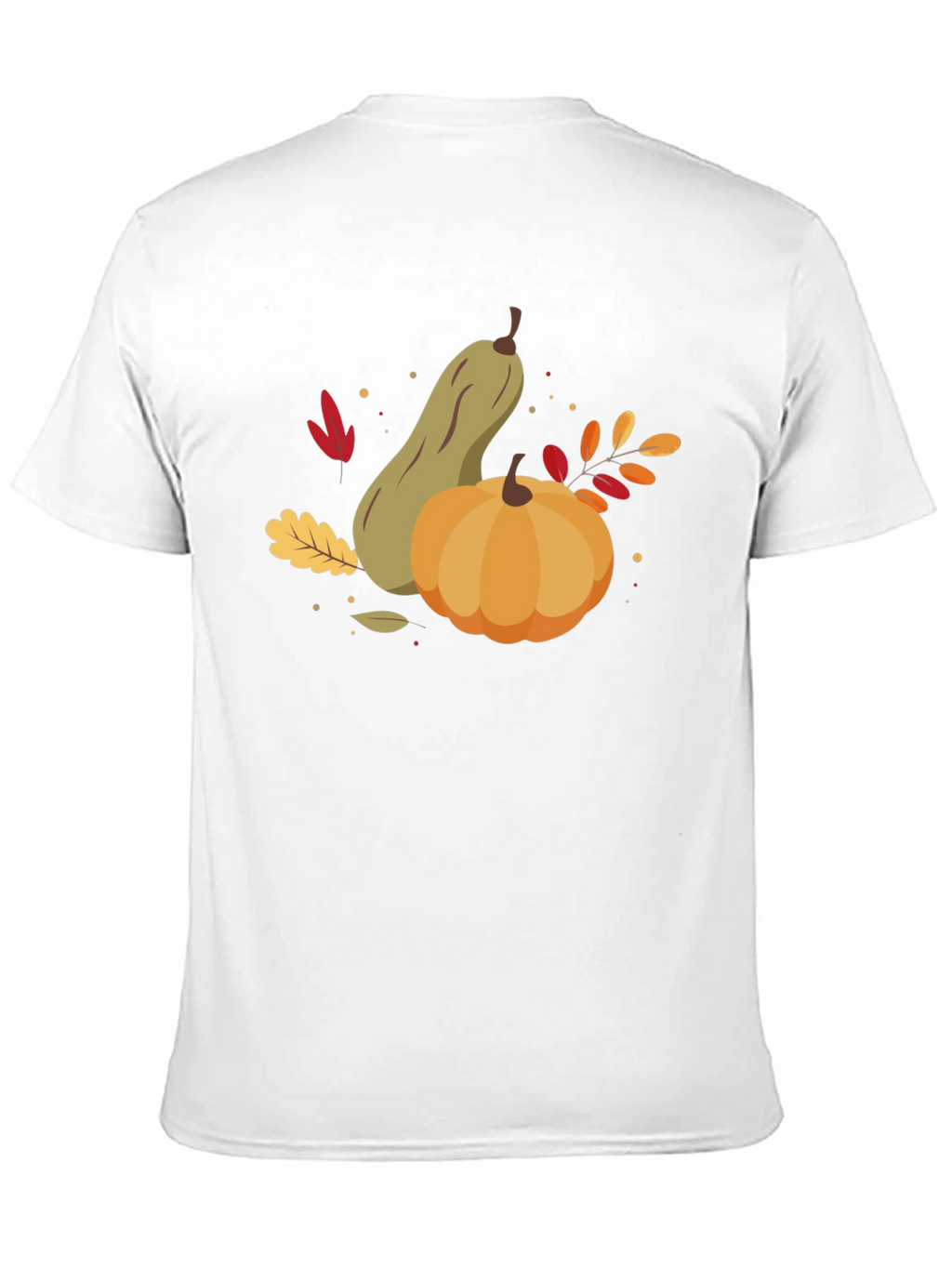 Autumn Harvest Graphic Tee - Pumpkin & Squash Design