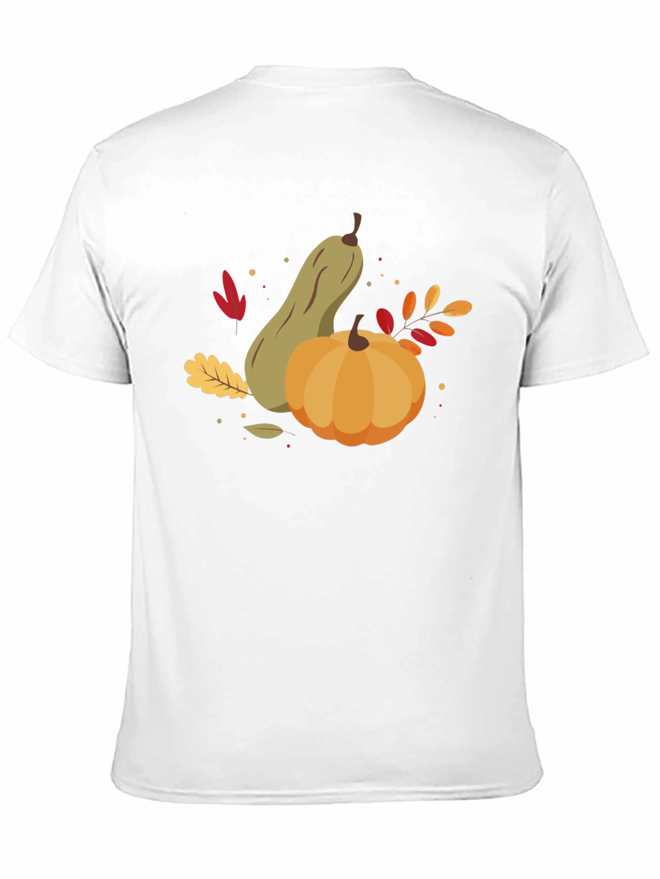 Autumn Harvest Graphic Tee - Pumpkin & Squash Design