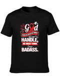 Im a Badass Graphic T-Shirt - Black Cotton Tee