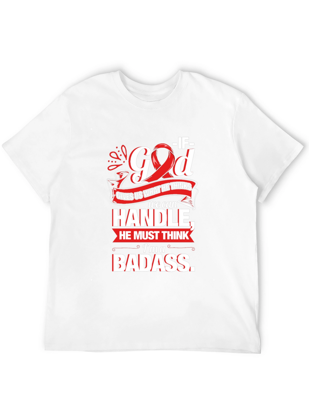 Im a Badass Graphic T-Shirt - Black Cotton Tee