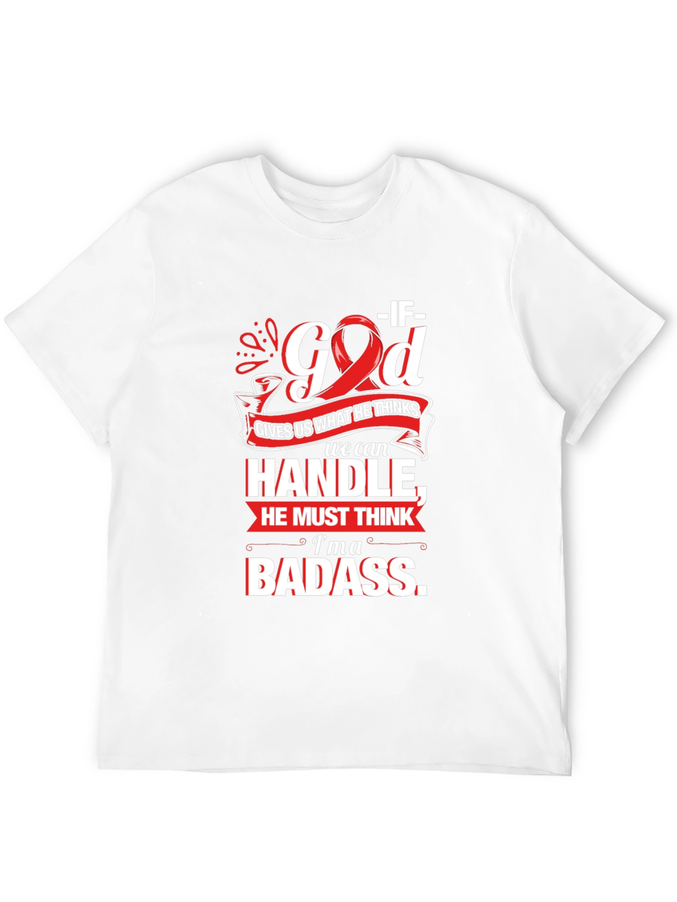 Im a Badass Graphic T-Shirt - Black Cotton Tee