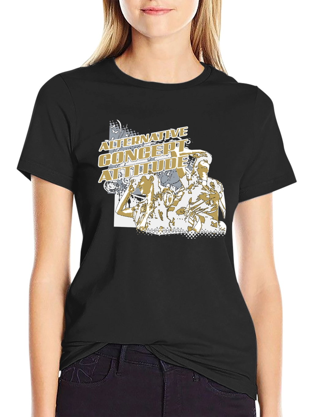 Alternative Concert Attitude Graphic T-Shirt