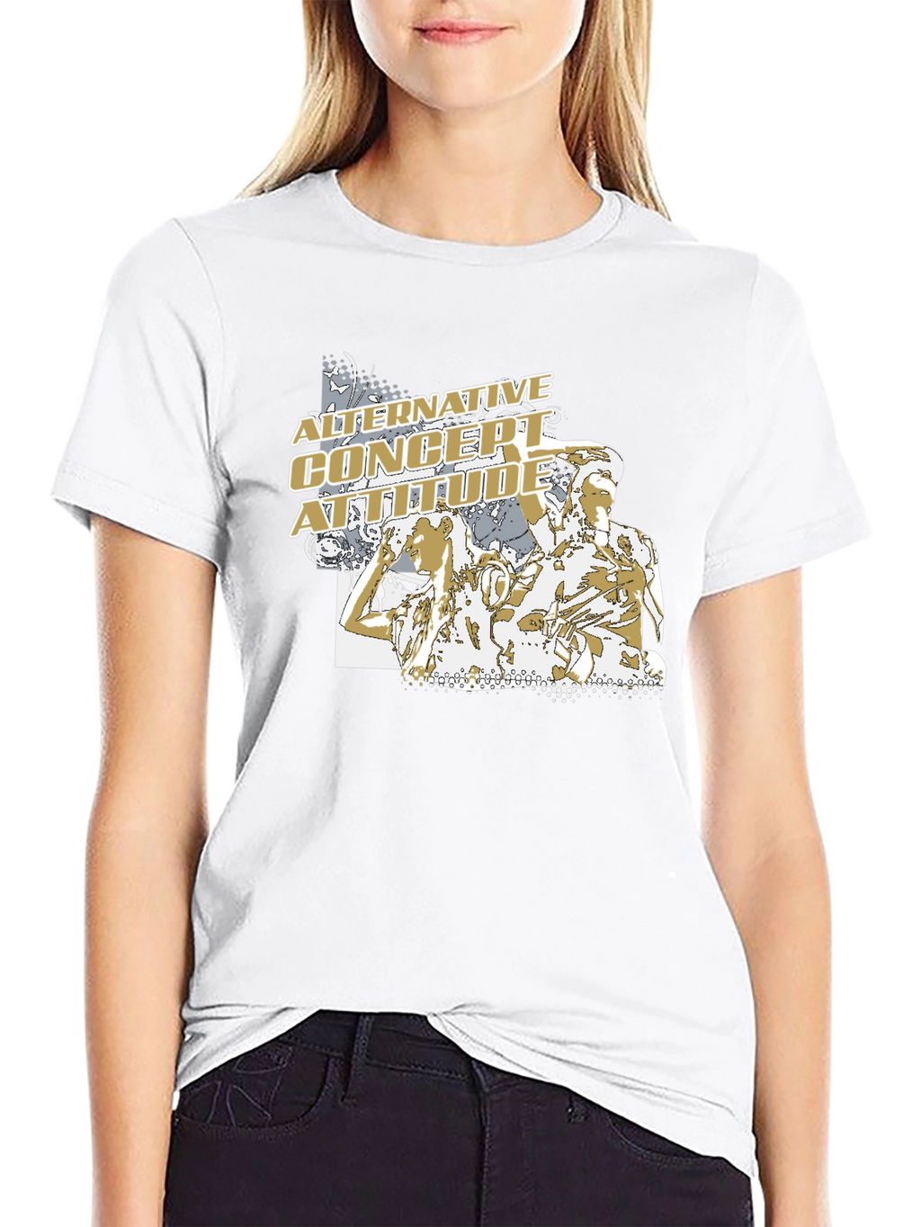 Alternative Concert Attitude Graphic T-Shirt