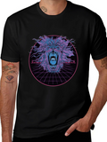 Retro Lion Graphic T-Shirt