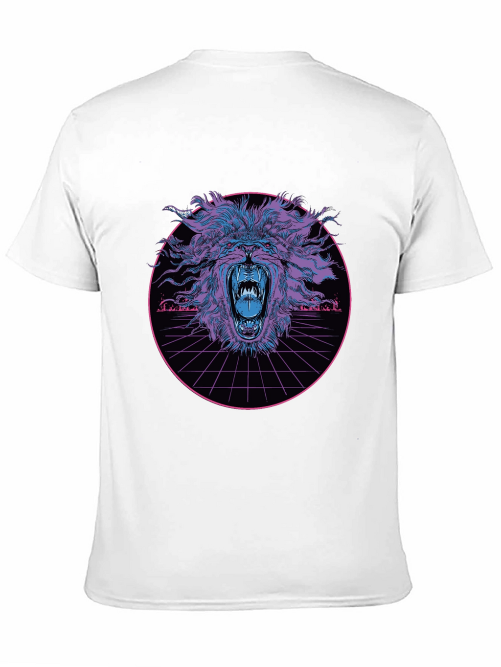 Retro Lion Graphic T-Shirt