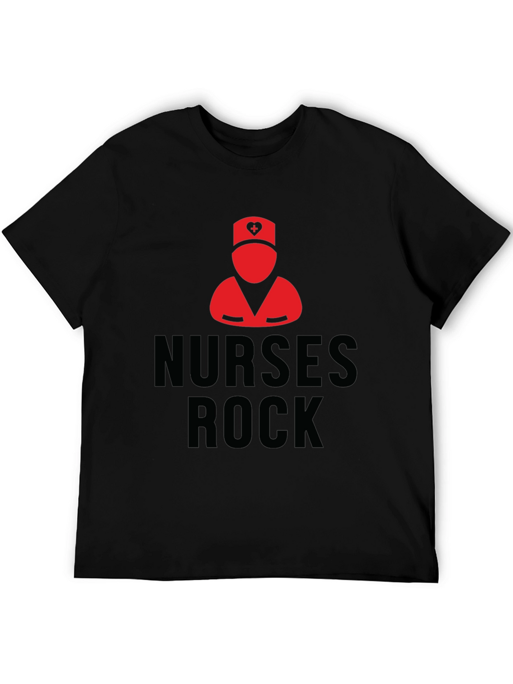Nurses Rock Black T-Shirt