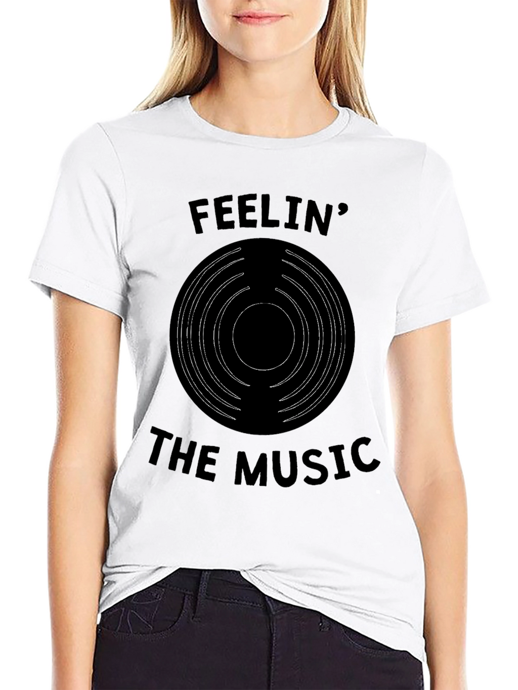 Feelin The Music Graphic T-Shirt
