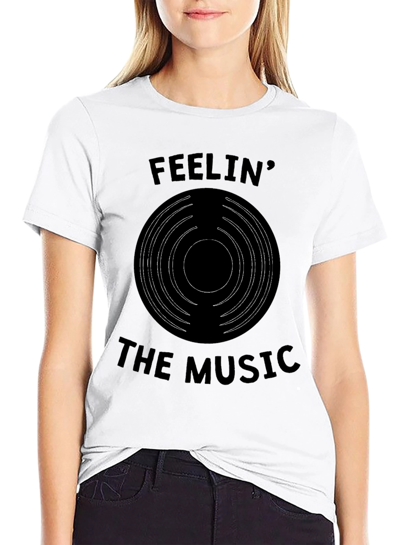 Feelin The Music Graphic T-Shirt